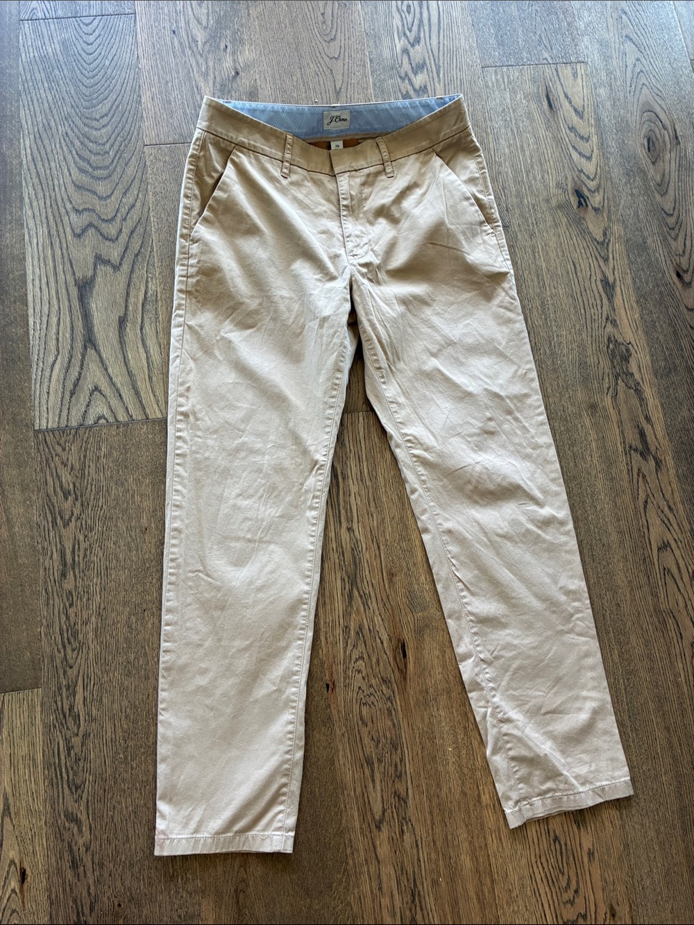 J. Crew Beige Cropped Chinos